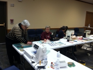 March2014Community sewing 1